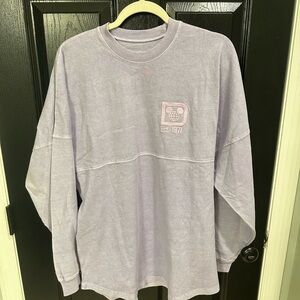 Disney World Spirit Shirt Lavender Long Sleeve Shirt
